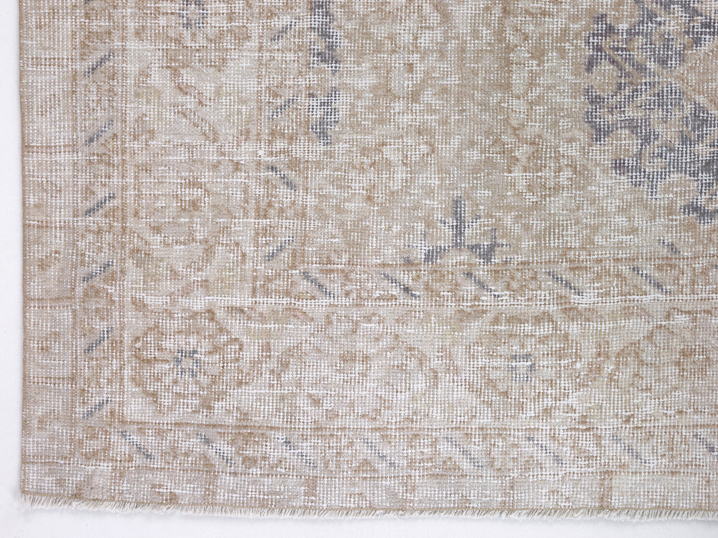 Turkish Rug 5x8, Handmade Area Floor Rug, Vintage Oushak Faded Rug, Neutral Muted Rug, Living Room Rug, Turkey Rug, Scandinavian Rug, 10447