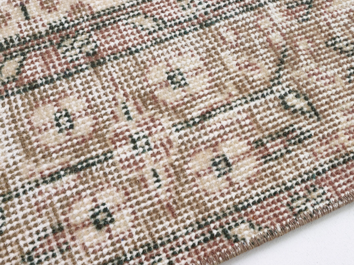 Turkish Oushak Rug, Vintage Handmade Unique Rug, Scandinavian Rug, Living Room Rug, Neutral Area Faded Rug, Rug 5x9, Carpet Rug, 10463