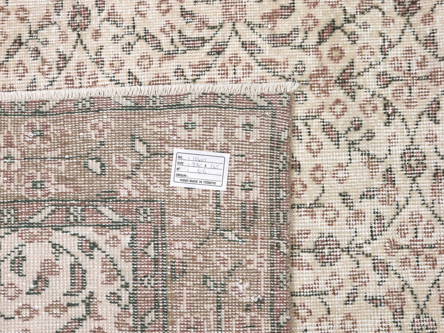 Turkish Oushak Rug, Vintage Handmade Unique Rug, Scandinavian Rug, Living Room Rug, Neutral Area Faded Rug, Rug 5x9, Carpet Rug, 10463