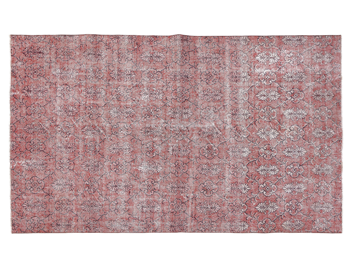 Turkish Bohemian Rug, Vıntage Oushak Faded Rug, Bedroom Rug, Handmade Area Eclectic Rug, Turkey Rug, Rug 5x9, anatolia muted rug, 10474