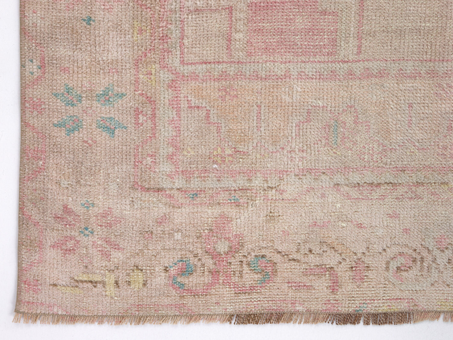 Vintage Rug, Oushak Rug, Turkish Muted Rug, Handmade Area Antique Rug, Turkey Rug, Entryway Rug, Rug 4x9, Anatolia Unique Rug, 10479