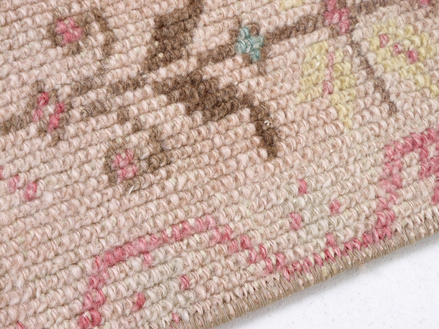 Vintage Rug, Oushak Rug, Turkish Muted Rug, Handmade Area Antique Rug, Turkey Rug, Entryway Rug, Rug 4x9, Anatolia Unique Rug, 10479