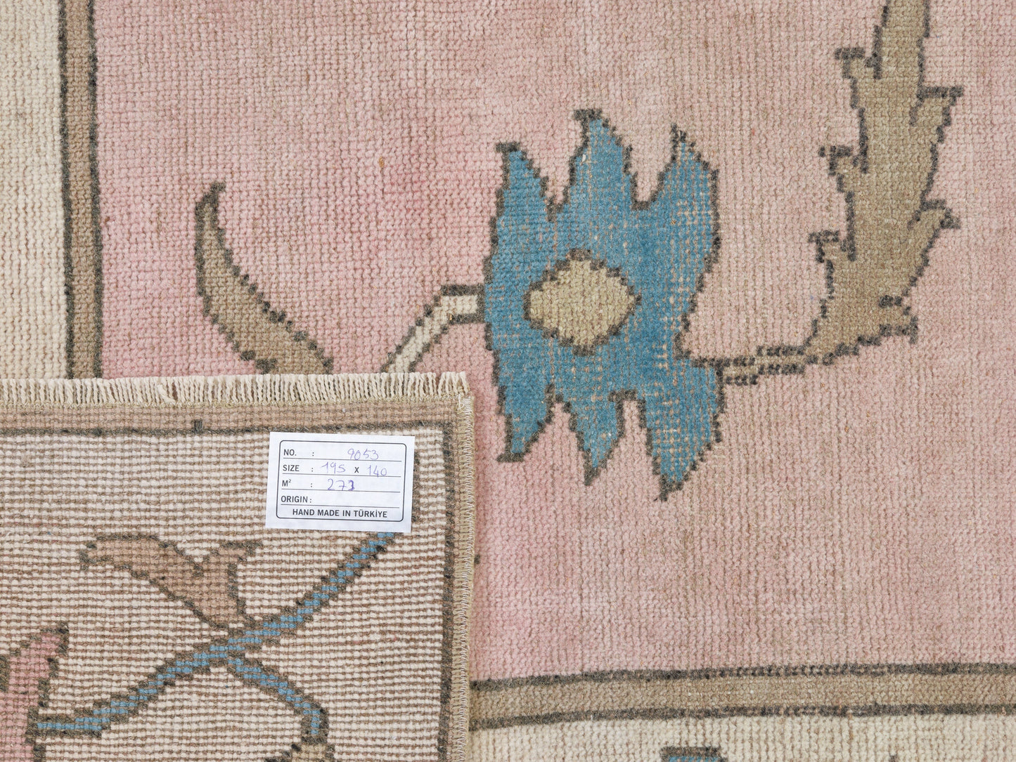 Rug 5x7, Turkish Rug, Oushak Rug, Handmade Rug, Vintage Rug, Area Rug, Living Room Rug, Carpet Rug, Turkey Rug, Vintage Carpet, 9053