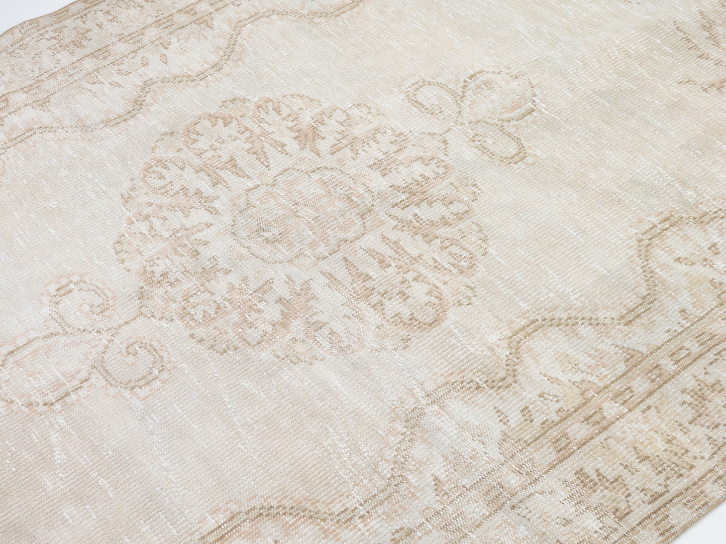 Handmade Rug 5x8, Turkish Oushak Rug, Neutral Floor Rug, Scandinavian Rug, Vintage Antique Rug, Wool Rug, Carpet Rug, Turkey Rug, 10545