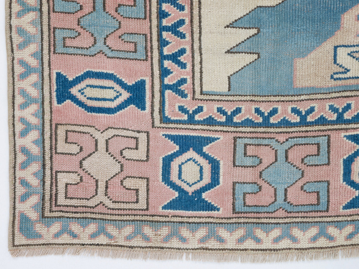 Handmade Eclectic Rug, Turkish Rug, Oushak Vintage Unique Rug, Living Room Rug, Turkey Rug, Rug 6x9, Neutral Rug, Area Bohemian Rug, 9059