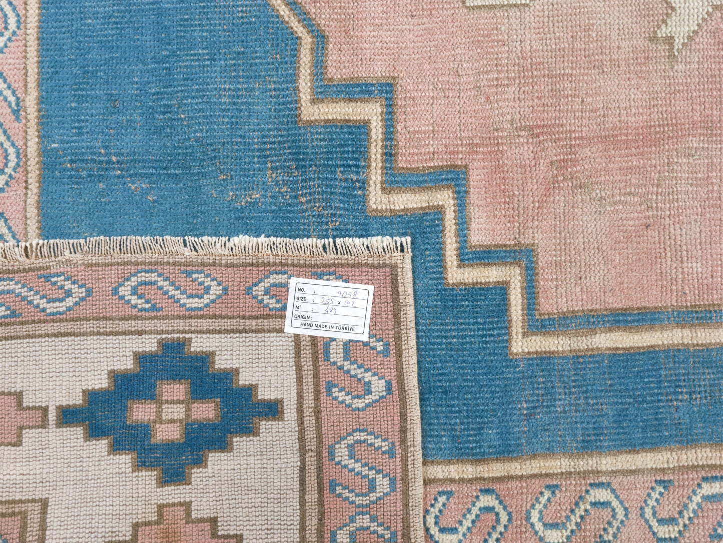 Vintage Rug 6x8, Turkish Oushak Rug, Nursery Rug, Handmade Antique Faded Rug, Area Muted Rug, Neutral Rug, Turkey Rug, Carpet Rug, 9058