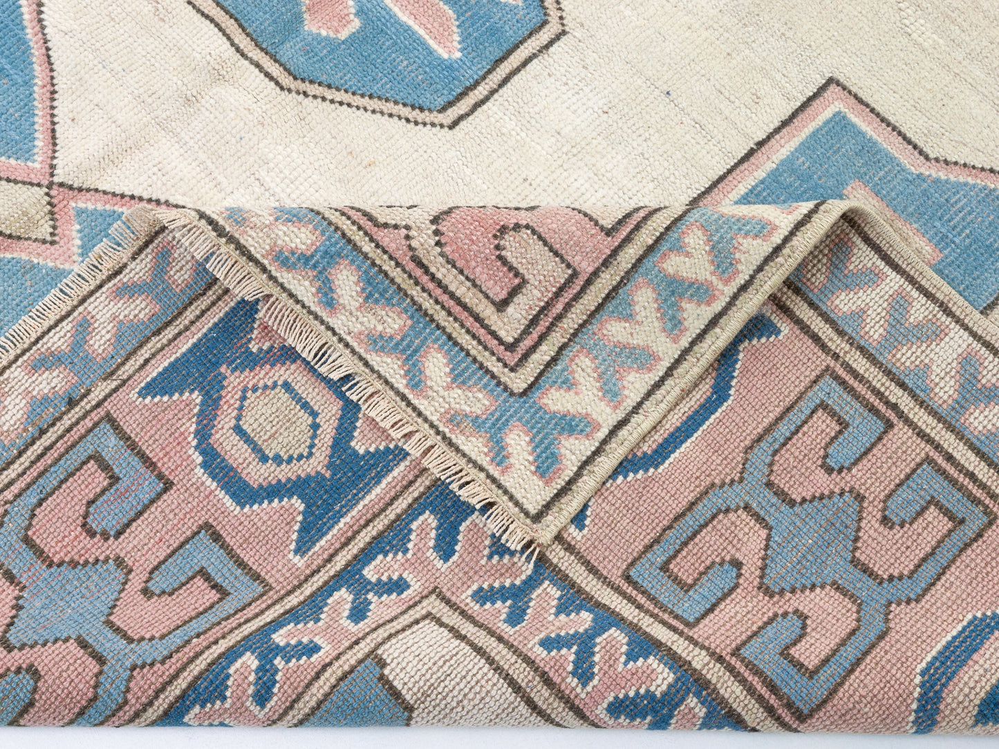 Handmade Eclectic Rug, Turkish Rug, Oushak Vintage Unique Rug, Living Room Rug, Turkey Rug, Rug 6x9, Neutral Rug, Area Bohemian Rug, 9059