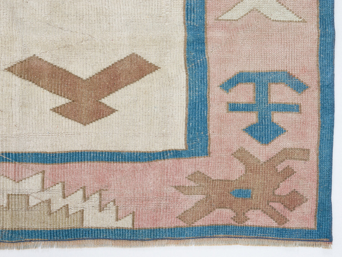 Vintage Rug 5x6, Turkish Anatolia Rug, Handmade Area Floor Rug, Oushak Rug, Carpet Rug, Scandinavian Rug, Living Room Rug, Turkey Rug, 9081