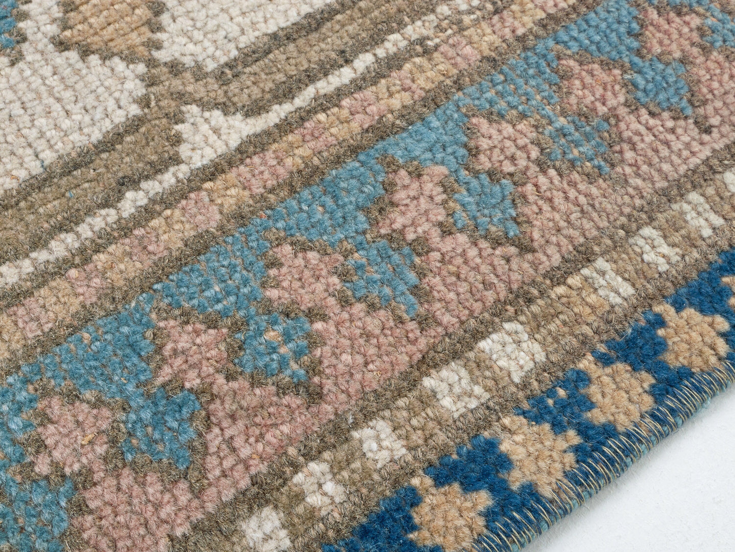 Oushak Rug 7x9, Kid Room Rug, Turkish Vintage Faded Rug, Handmade Area Rug, Turkey Rug, Carpet Rug, Neutral Floor Rug, Vintage Carpet, 9061