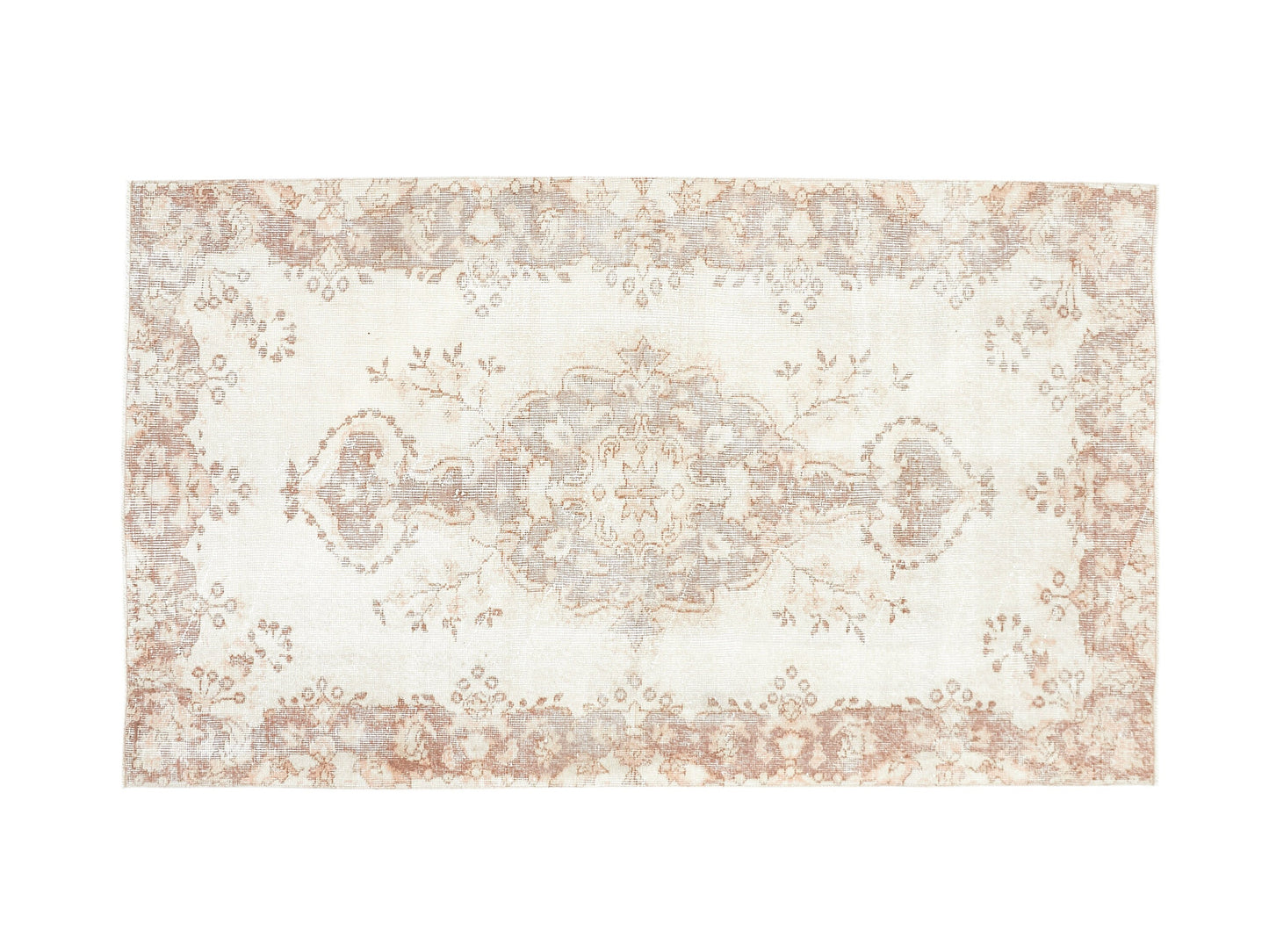 Vintage Rug, Rug 4x6, Turkish Handmade Rug, Area Antique Rug, Neutral Faded Rug, Carpet Rug, Scandinavian Rug, Wool Rug, Turkey Rug, 10548