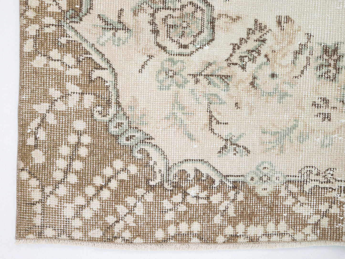Neutral Rug, Handmade Rug, Turkish Oushak Faded Rug, Kid Room Rug, Vintage Unique Old Rug, Area Muted Rug, Carpet Rug, Rug 4x7, 10552