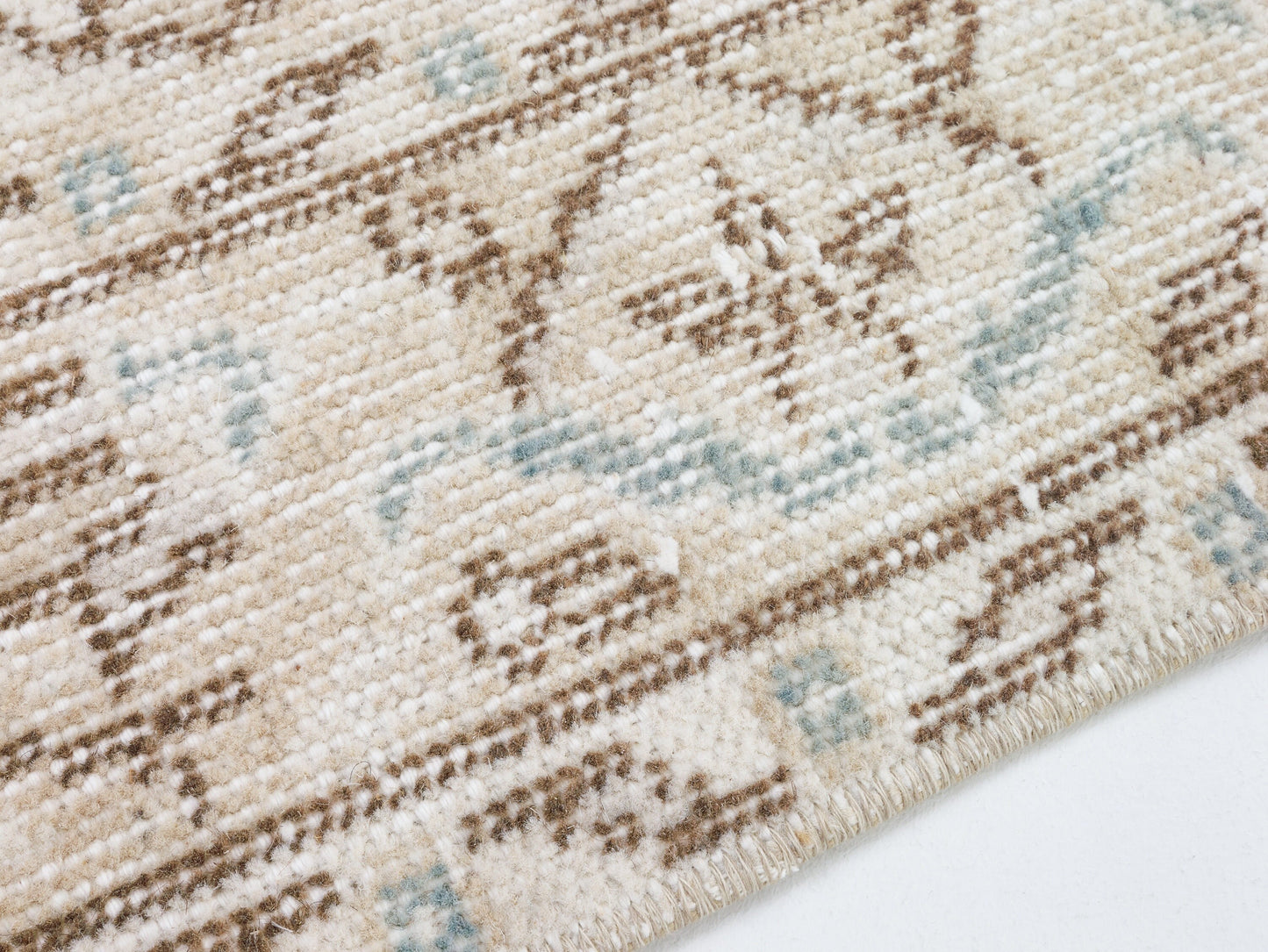 Bedroom Rug, Handmade Vintage Rug, Turkish Rug 4x7, Oushak Muted Rug, Area Rug, Neutral Faded Rug, Scandinavian Rug, Carpet Rug, 10549