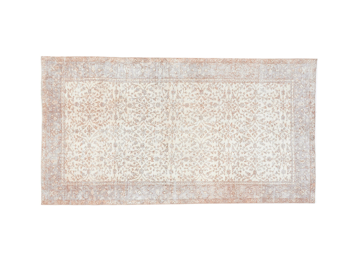 Neutral Rug, Entryway Rug, Scandinavian Rug, Turkish Handmade Oushak Rug, Vintage Area Floor Rug, Turkey Rug, Oushak Carpet, Rug 4x6, 10553