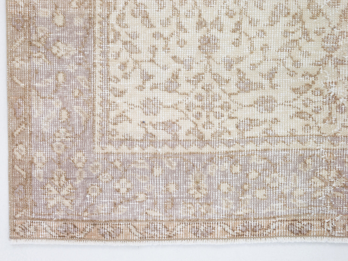 Neutral Rug, Entryway Rug, Scandinavian Rug, Turkish Handmade Oushak Rug, Vintage Area Floor Rug, Turkey Rug, Oushak Carpet, Rug 4x6, 10553