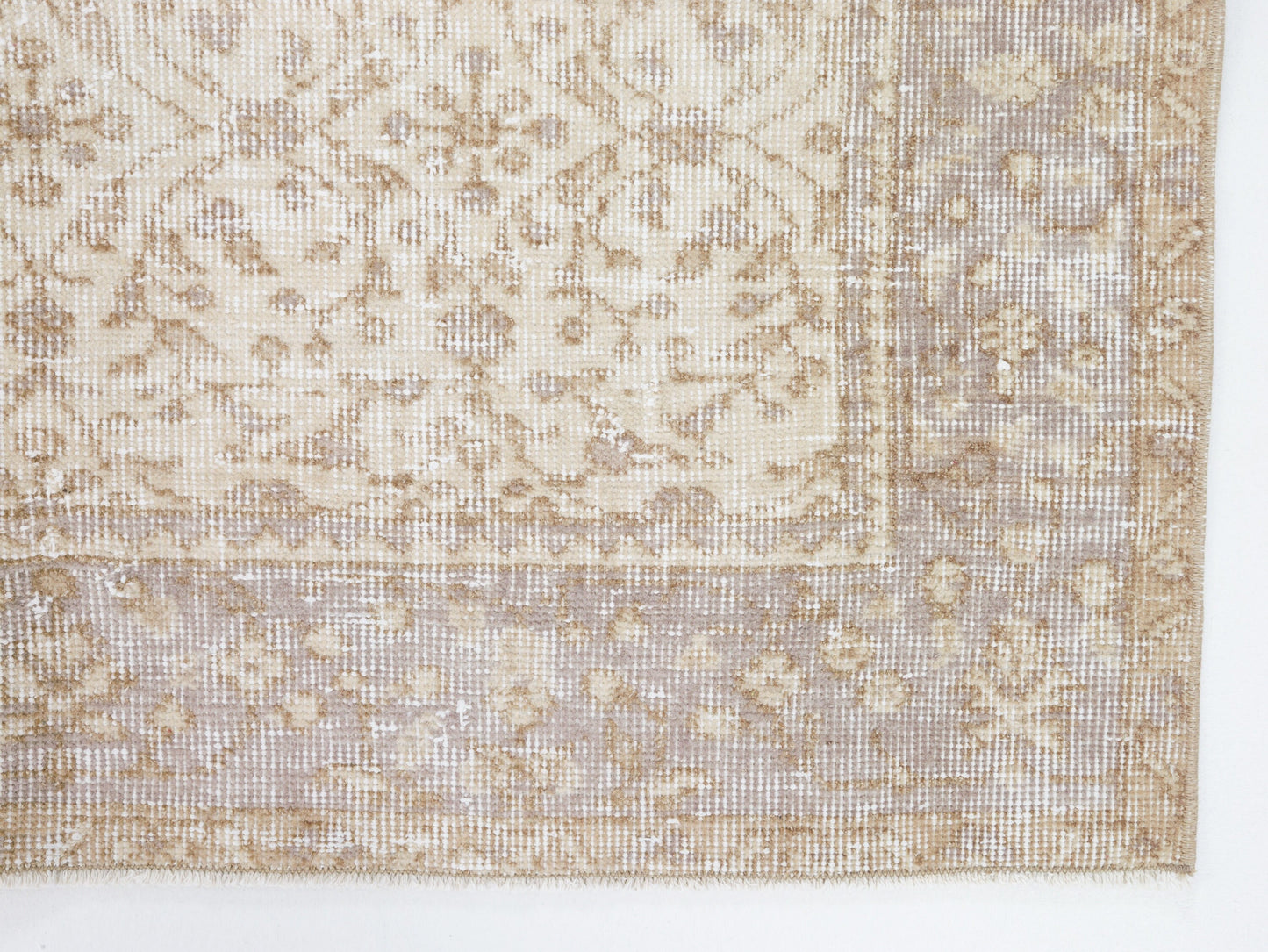 Neutral Rug, Entryway Rug, Scandinavian Rug, Turkish Handmade Oushak Rug, Vintage Area Floor Rug, Turkey Rug, Oushak Carpet, Rug 4x6, 10553