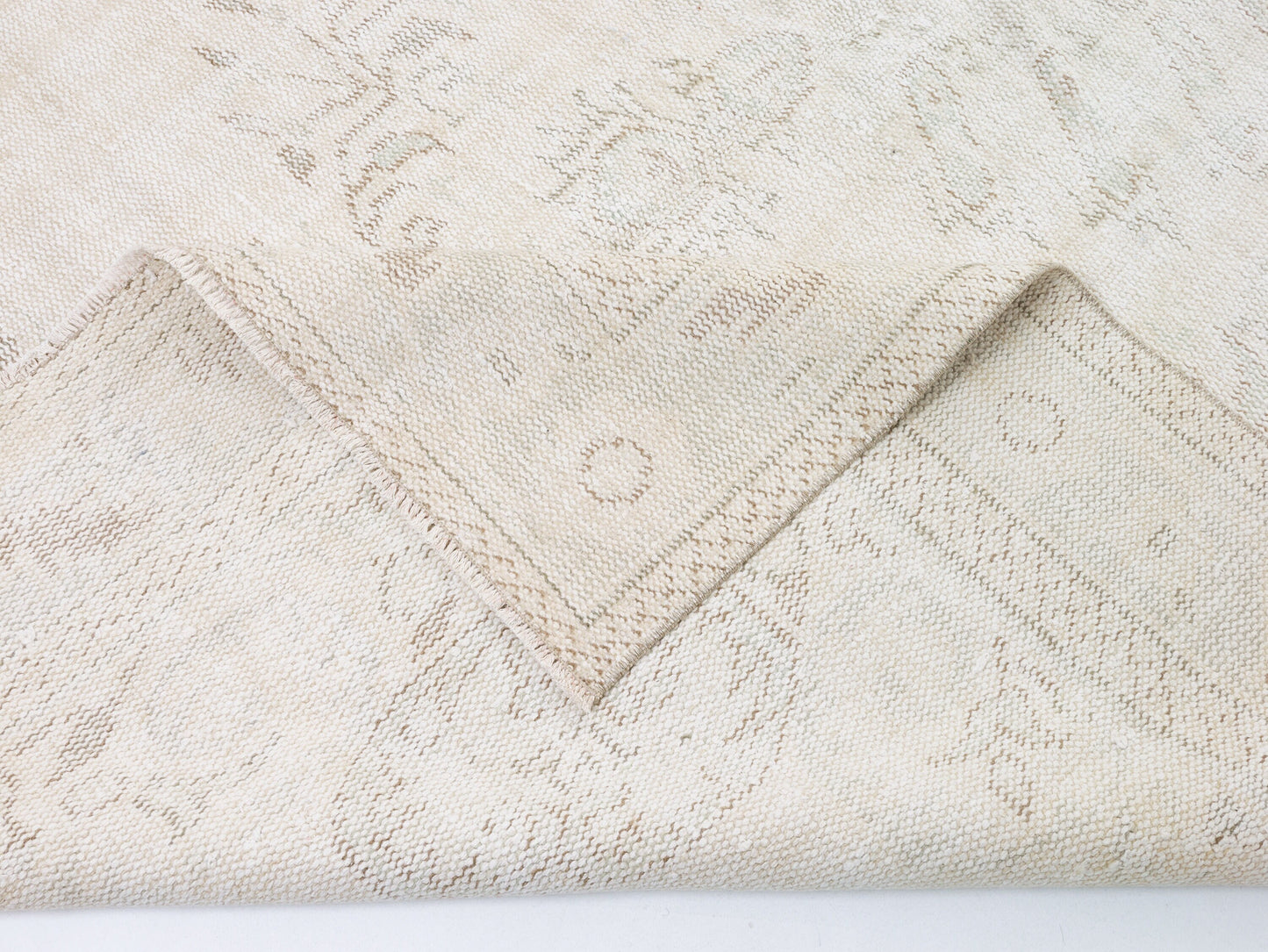 Beige Rug, Turkish Rug, Neutral Rug, Living Room Rug, Oushak Rug, Vintage Rug, Rug 6x10, Handmade Rug, Carpet Rug, Turkey Rug, 11004