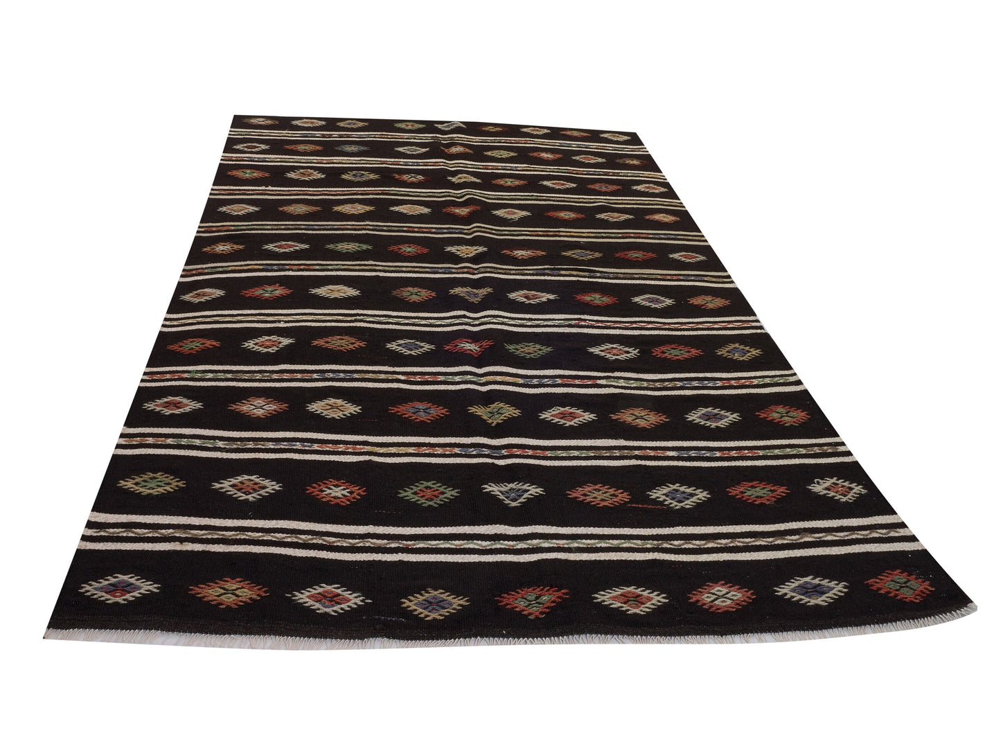 Turkish Kilim, Rustic Vintage Kilim, Kilim Rug 6x9, Handmade Primitive Kilim Rug, Living Room Rug, Turkish Kilim Rug, Area Rug, 10518