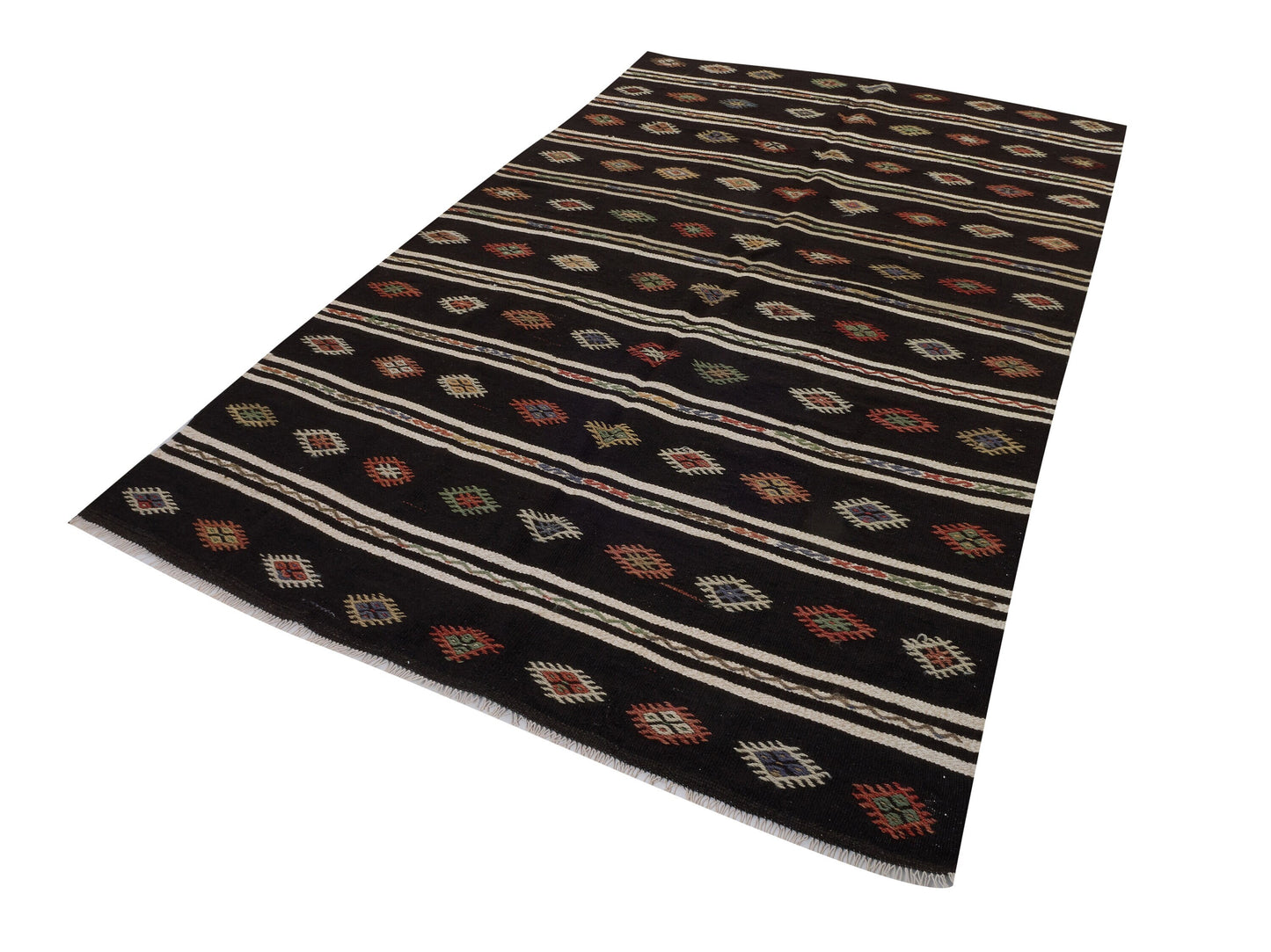 Turkish Kilim, Rustic Vintage Kilim, Kilim Rug 6x9, Handmade Primitive Kilim Rug, Living Room Rug, Turkish Kilim Rug, Area Rug, 10518
