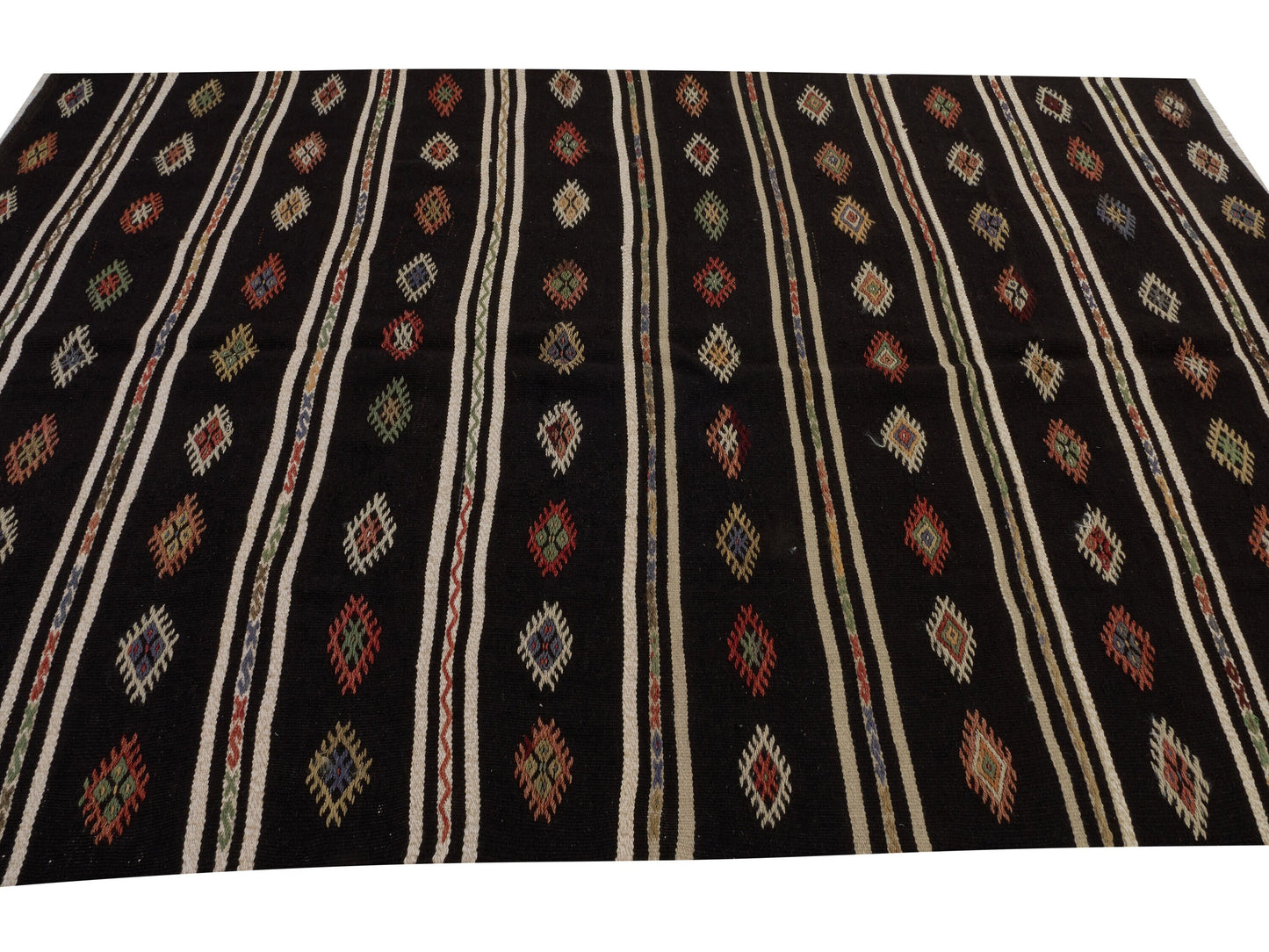 Turkish Kilim, Rustic Vintage Kilim, Kilim Rug 6x9, Handmade Primitive Kilim Rug, Living Room Rug, Turkish Kilim Rug, Area Rug, 10518
