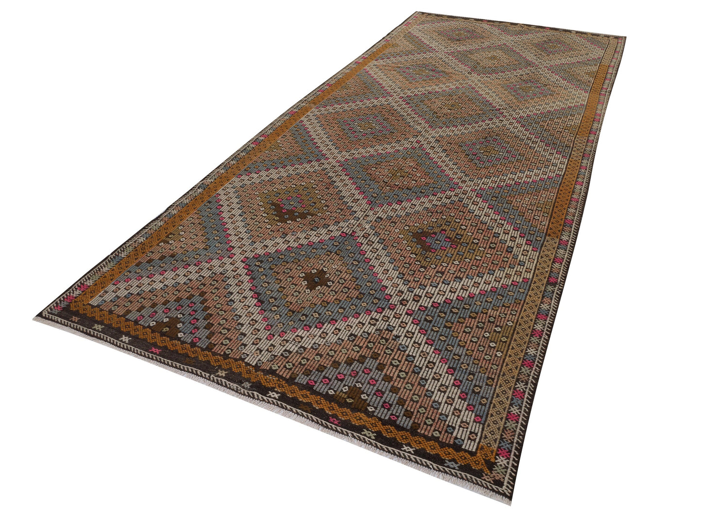 Vintage Kilim, Kilim Rug 6x12, Turkish Kilim, Handmade Anatolia Kilim Rug, Bohemian Eclectic Kilim Rug, Kilim Rug, Living Room Rug, 10527