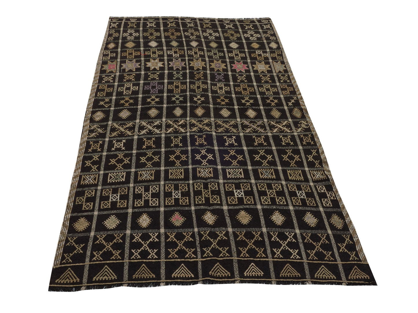 Turkish Kilim, Vintage Kilim, Kilim Rug 4x8, Handmade Rustic Kilim Rug, Hallway Rug, Primitive Rug, Rug Kilim, Turkish Kilim Rug, 10526