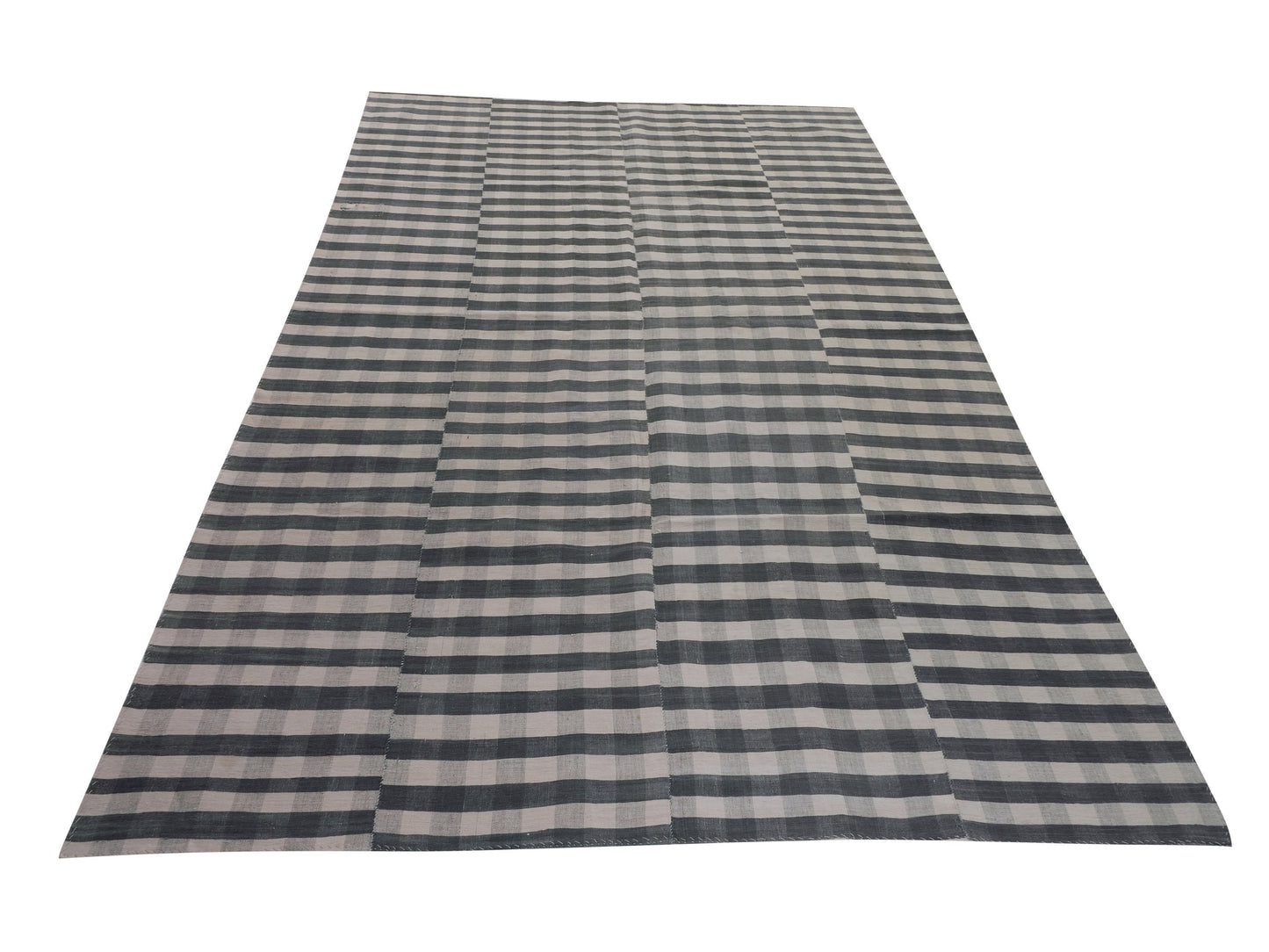 Vintage Kilim, Turkish Kilim, Handmade Flat Weave Striped Kilim Rug, Kilim Rug 7x10, Turkish Kilim Rug, Living Room Rug, Rug Kilim, 11146