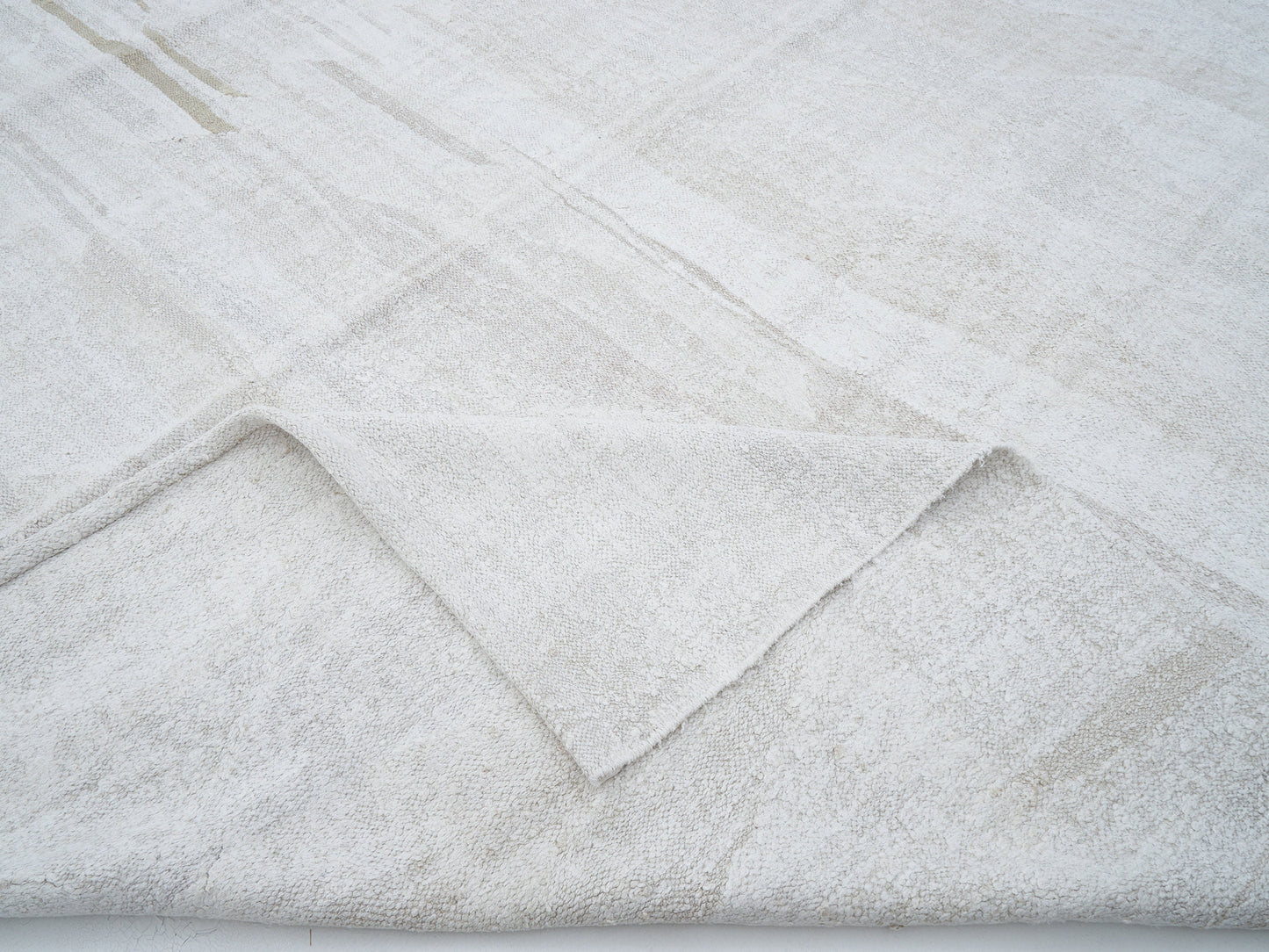White Kilim Rug, Turkish Kilim, Vintage Scandinavian Kilim Rug, Hemp Kilim Rug, Large Rug, Oversize Kilim Rug, Kilim Rug 10x12,12169