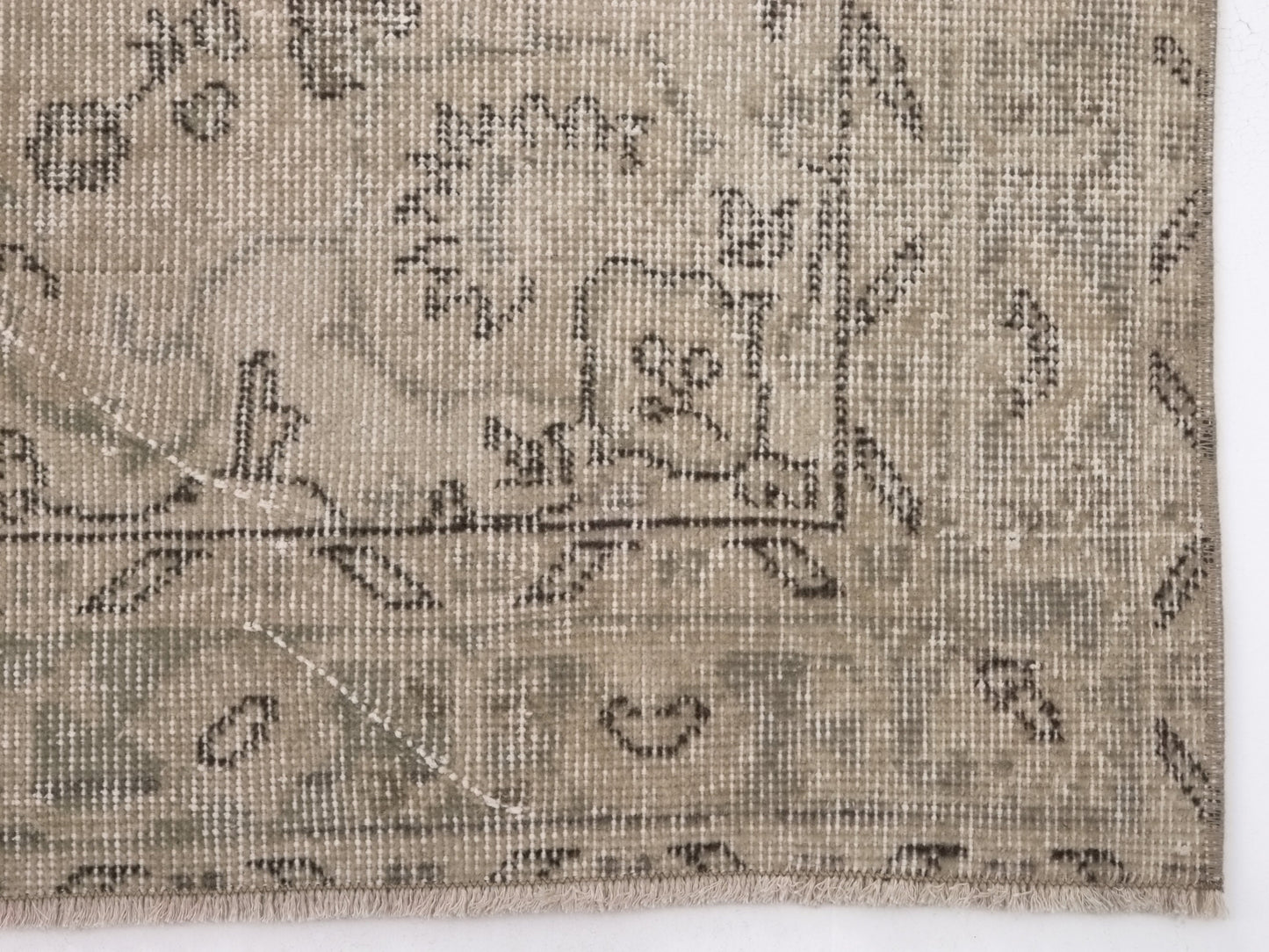 4x7 Beige Small Vintage Rug, Area Anatolian Rug , Turkey Rug, Handmade Oushak Rug , Neutral Rug , Small Carpet Rug , 9596