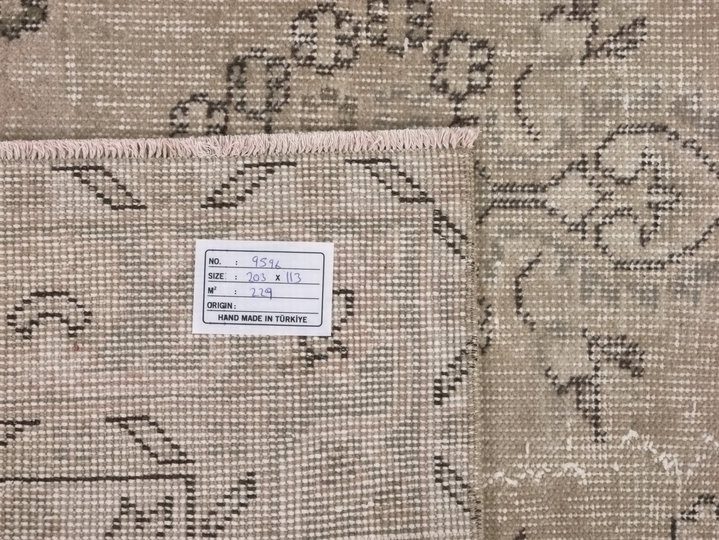 4x7 Beige Small Vintage Rug, Area Anatolian Rug , Turkey Rug, Handmade Oushak Rug , Neutral Rug , Small Carpet Rug , 9596
