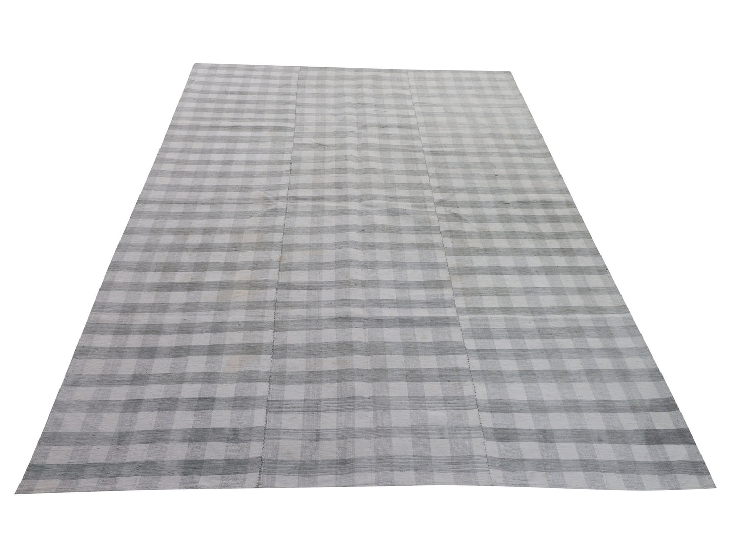 Vintage Kilim, Turkish Kilim, Kilim Rug, Handmade Plaid Striped Kilim Rug, Bohemian Unique Kilim Rug, Living Room Rug, Kilim Rug 6x9, 11150