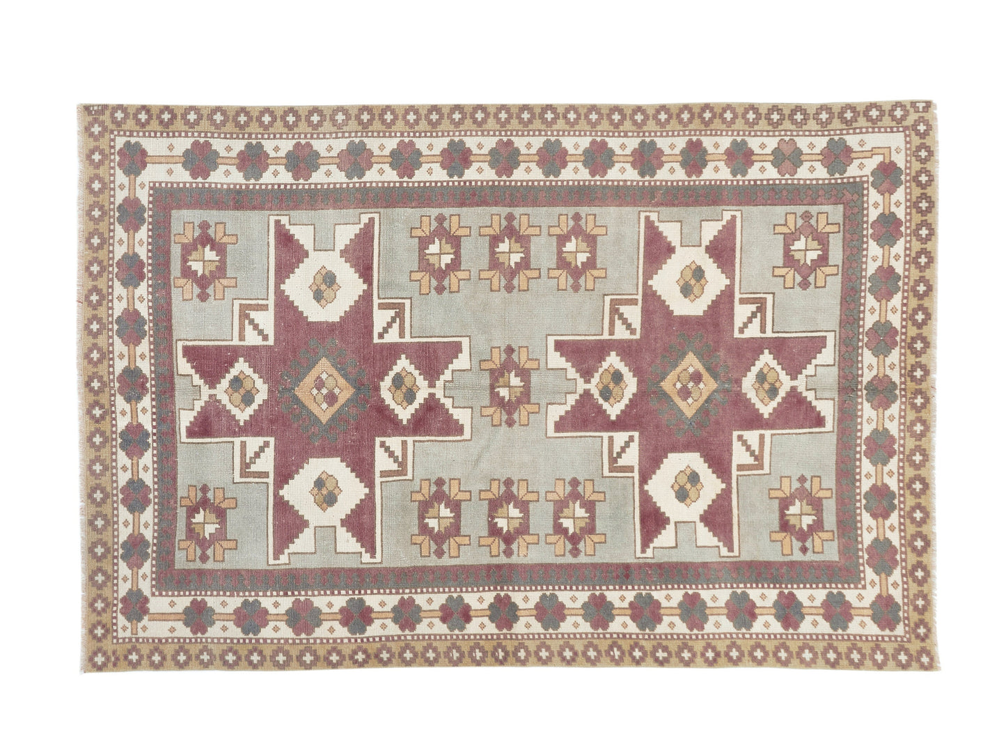 Turkish rug Antique, Vintage Carpet rug, Oushak Unique rug, One of a kind rug, Ethnic rug, Old rug, Boho rug, Rustic rug, Bedroom rug, 9510