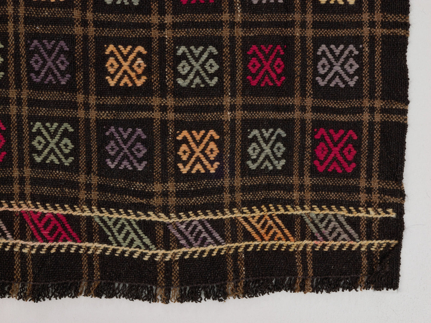 Turkish Kilim Runner Rug, Narrow Kilim Runner Rug, Vintage Runner Kilim rug , Kilim Rug Runner 3x8, Anatolia Rug Kilim, Kitchen Rug, 10525