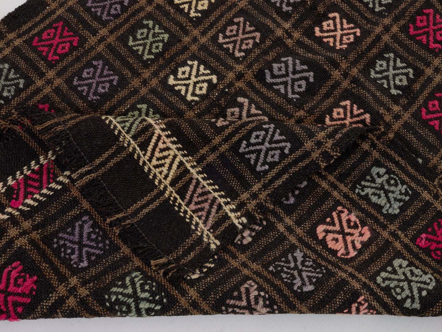 Turkish Kilim Runner Rug, Narrow Kilim Runner Rug, Vintage Runner Kilim rug , Kilim Rug Runner 3x8, Anatolia Rug Kilim, Kitchen Rug, 10525