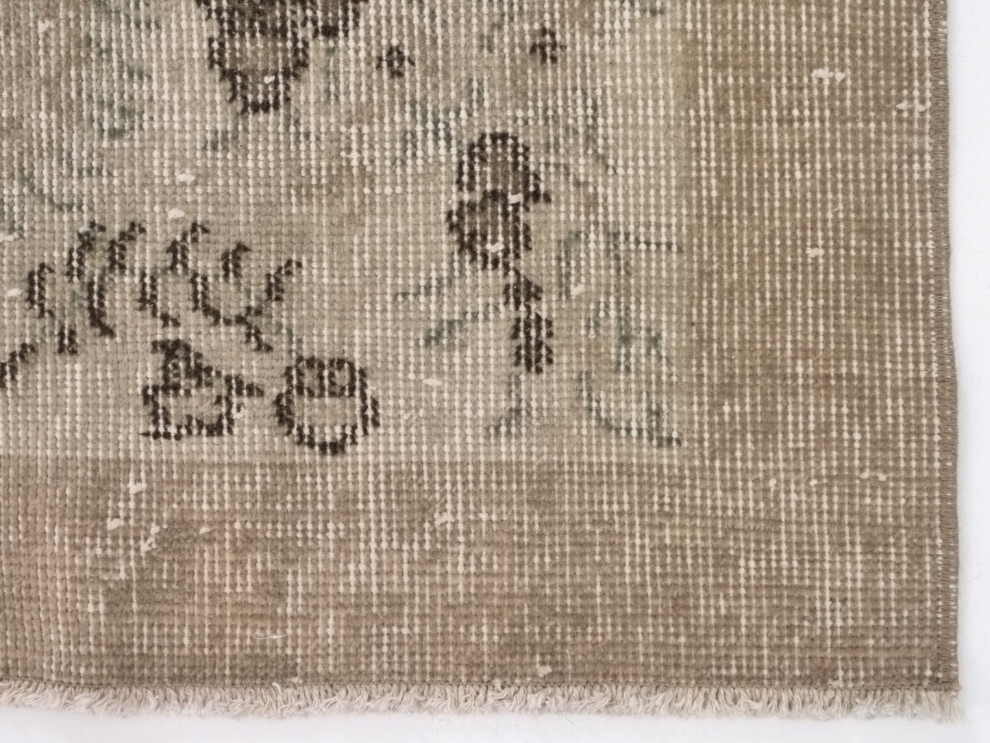Wool Turkish Rug, Small Area Rug, Vintage Oushak Rug, 4x7 Rug, Handmade Rug, Vintage Small Rug, Bedroom rug, Office rug, Floral rug, 9631