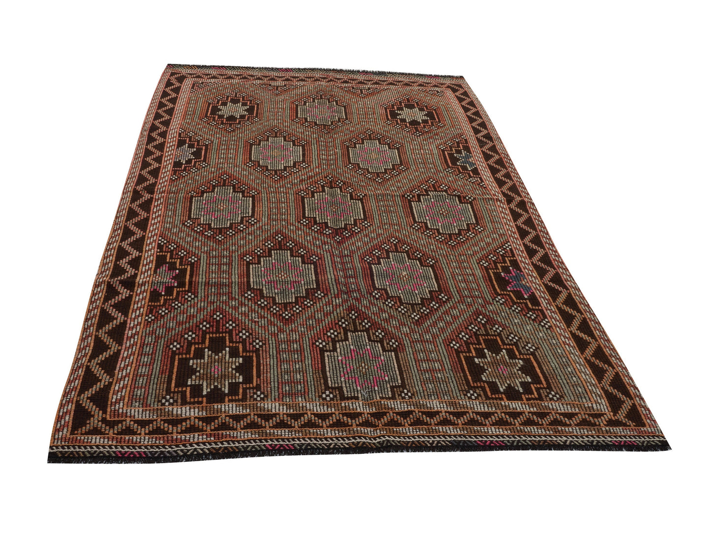 Kilim Rug 5x8, Turkish Kilim, Vintage Kilim, Living Room Rug, Handmade Anatolia Rug, Rug Kilim, Area Rug, Entryway Rug, Kilim Rug, 10502