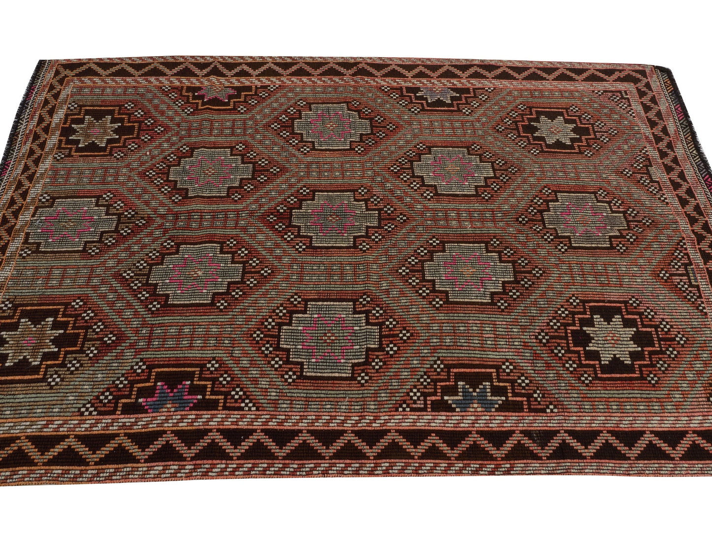 Kilim Rug 5x8, Turkish Kilim, Vintage Kilim, Living Room Rug, Handmade Anatolia Rug, Rug Kilim, Area Rug, Entryway Rug, Kilim Rug, 10502