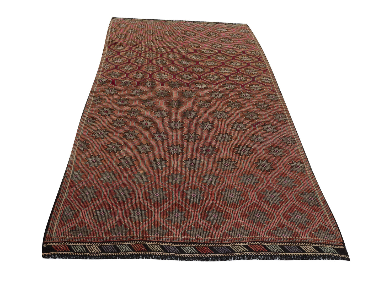 Turkish Kilim, Vintage Kilim, Turkish Anatolia Kilim Rug, Kilim Rug 6x10, Neutral Rug, Turkey Rug, Living Room Rug, Rustic Rug, 10511