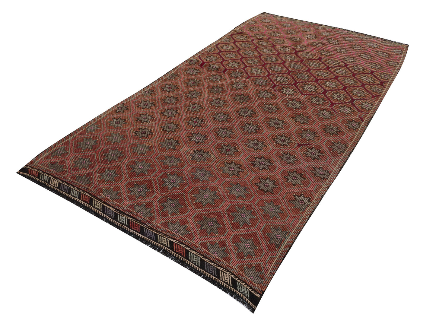 Turkish Kilim, Vintage Kilim, Turkish Anatolia Kilim Rug, Kilim Rug 6x10, Neutral Rug, Turkey Rug, Living Room Rug, Rustic Rug, 10511