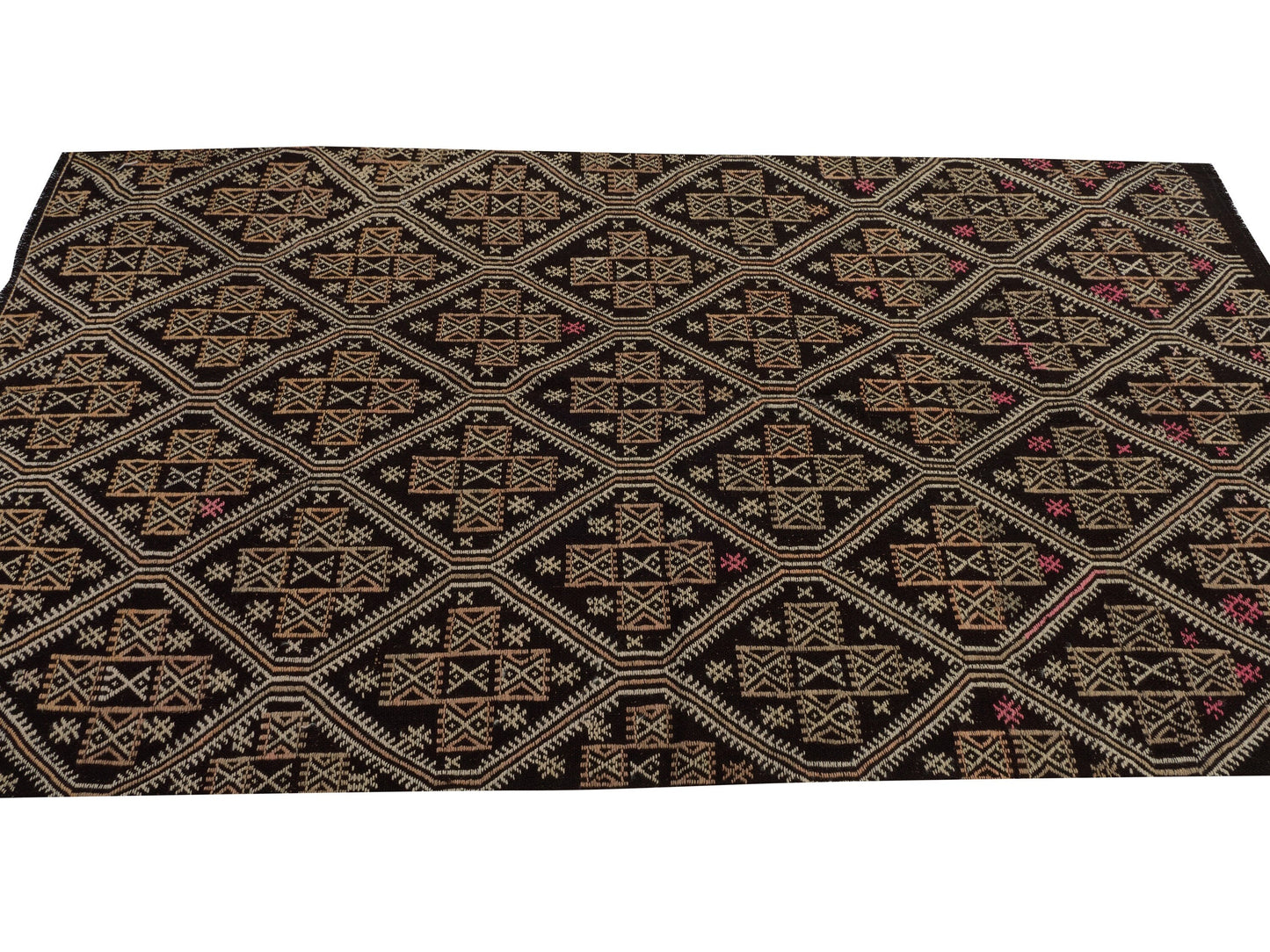Kilim Rug 5x9, Vintage Kilim, Handmade Anatolia Kilim Rug, Neutral Rug, Turkish Kilim, Turkish Bohemian Kilim Rug, Office Rug, 10512