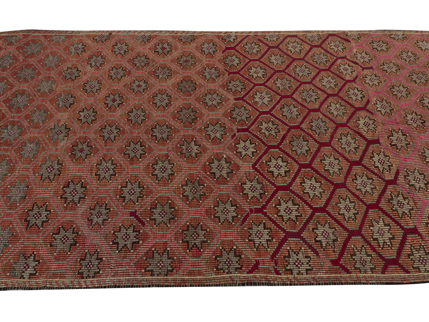 Turkish Kilim, Vintage Kilim, Turkish Anatolia Kilim Rug, Kilim Rug 6x10, Neutral Rug, Turkey Rug, Living Room Rug, Rustic Rug, 10511
