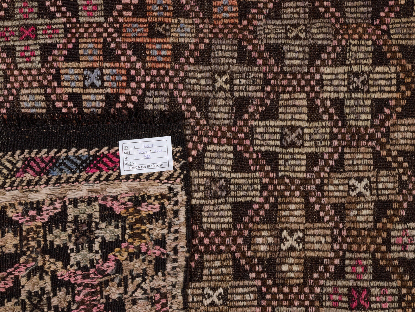 Turkish Vintage Kilim Rug, Handmade Anatolia Ethnic Kilim Rug, Kilim Rug 5x11, Turkish Kilim, Living Rug, Rug Kilim, Rustic Rug, 10515