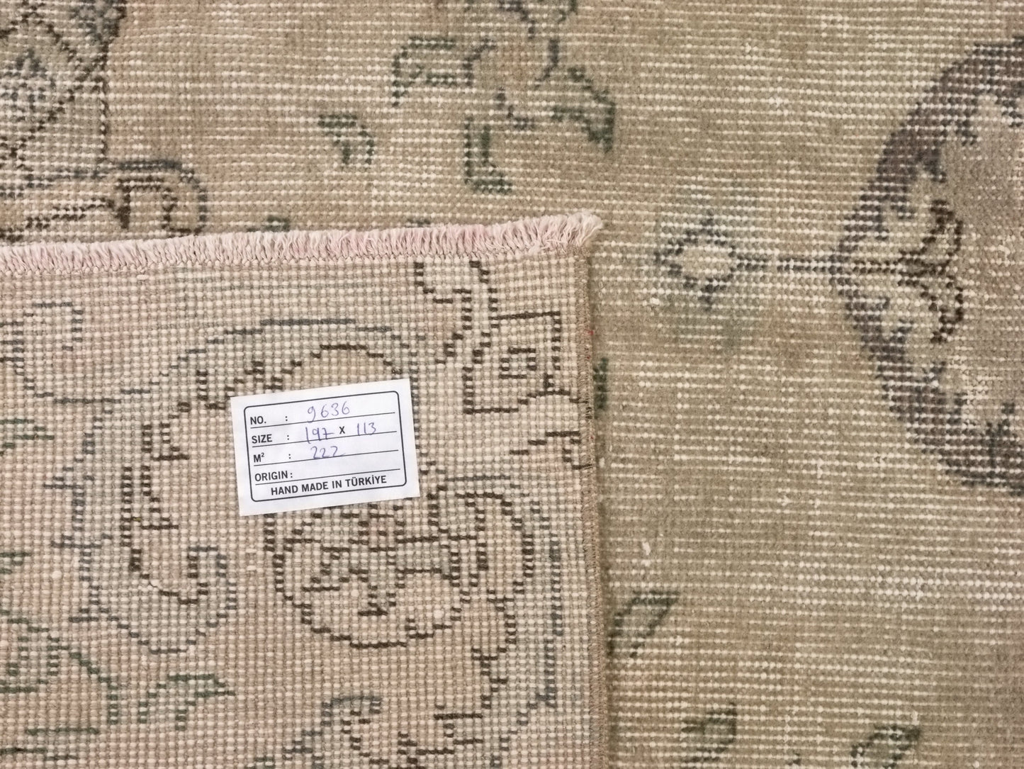Wool Oushak Rug, Handmade Turkish Rug, Carpet Rug, Vintage Oushak Rug, Bedroom Rug, Nursery rug, 4x6 Small Area Rug, 9636