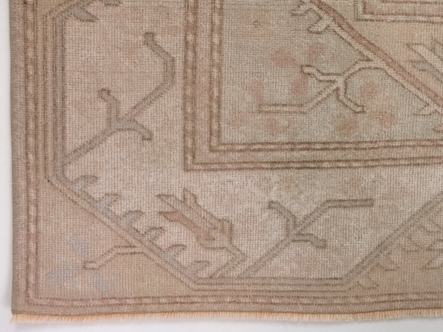 5x8 Beige Anatolia Vintage rug , Oushak Handmade Old Rug , 5x8 Turkish Floor rug , Area rug ,Unique rug, Neutral rug, 9957