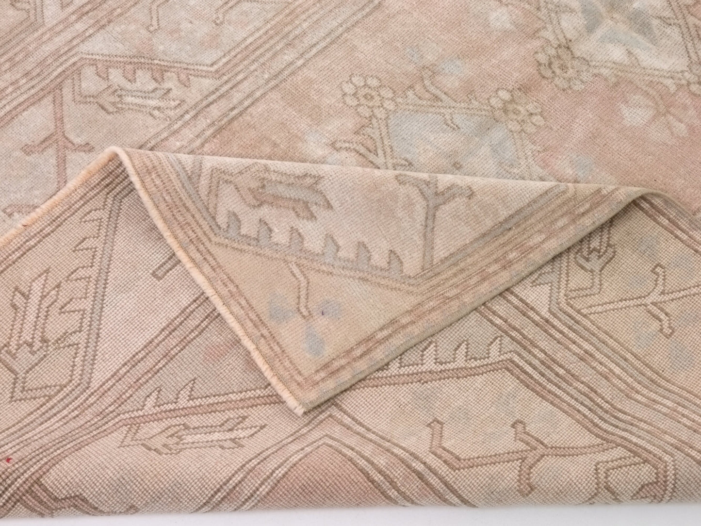 5x8 Beige Anatolia Vintage rug , Oushak Handmade Old Rug , 5x8 Turkish Floor rug , Area rug ,Unique rug, Neutral rug, 9957