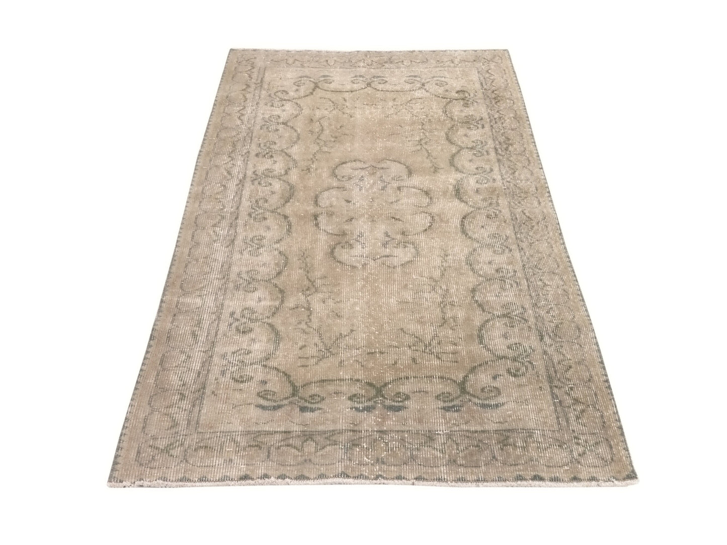 Oushak Rug, Anatolia Rug, Faded rug, Muted rug, Turkish rug, Carpet rug, Area rug 4x7, Handmade rug,Turkey rug,Bohemian rug,Pastel rug, 9608