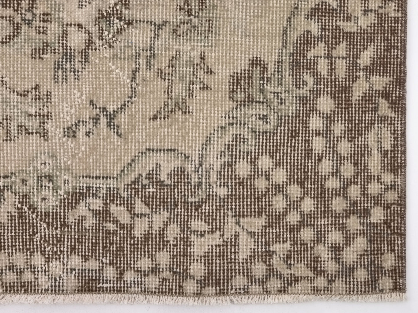 Neutral Rug, Beige Small Rug, Vintage Carpet, Turkish Carpet, Area Rug, 4x7 Rug, Faded Oushak Rug, Wool Handmade Rug, Entryway rug, 8951
