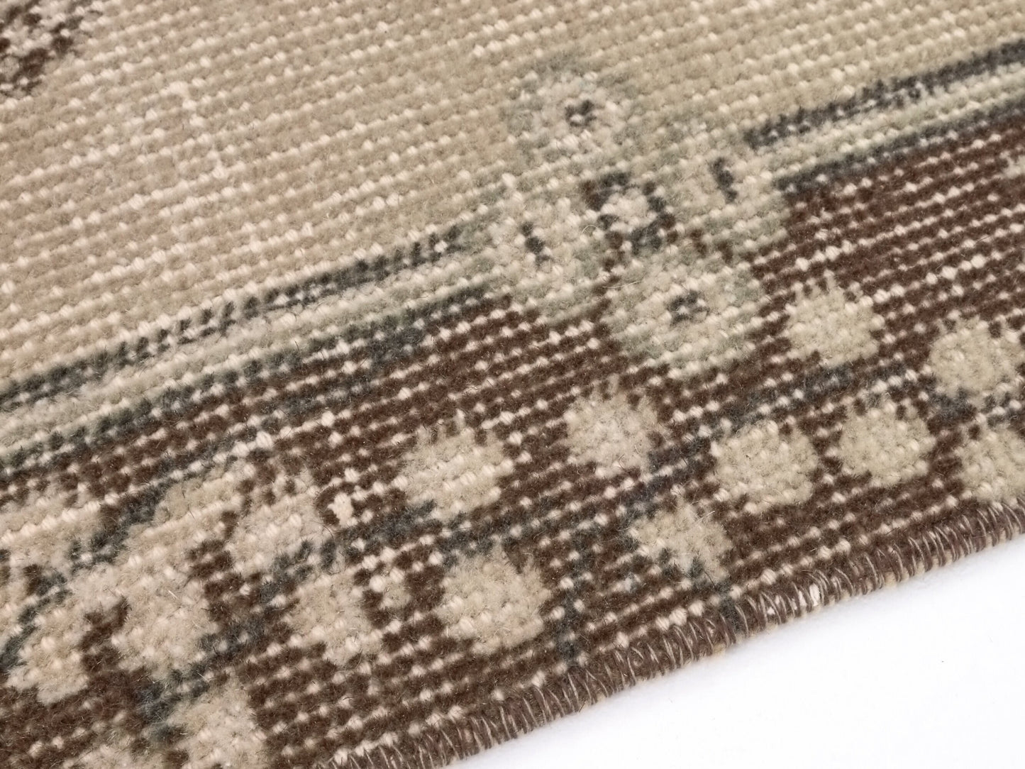 Neutral Rug, Beige Small Rug, Vintage Carpet, Turkish Carpet, Area Rug, 4x7 Rug, Faded Oushak Rug, Wool Handmade Rug, Entryway rug, 8951