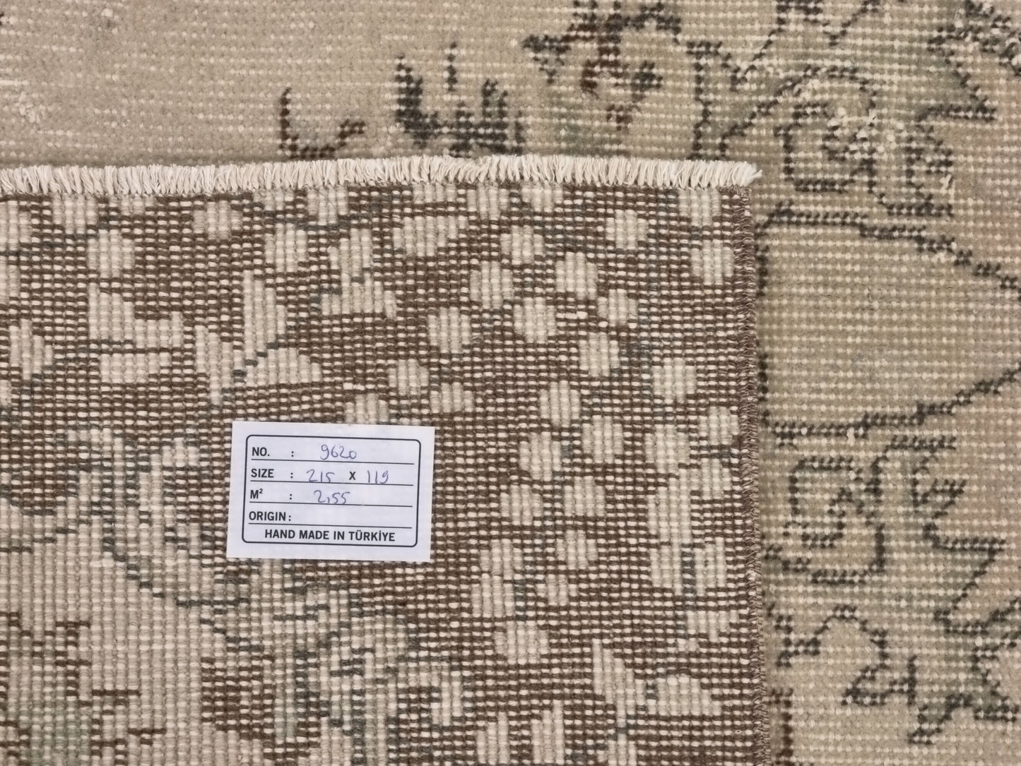 Neutral Rug, Beige Small Rug, Vintage Carpet, Turkish Carpet, Area Rug, 4x7 Rug, Faded Oushak Rug, Wool Handmade Rug, Entryway rug, 8951