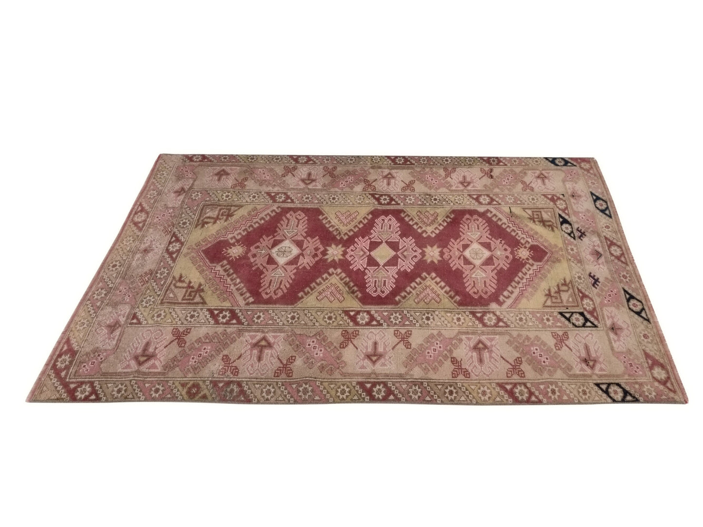 Turkish Rug, 4x6 Anatolia Rug, Vintage rug, Farmhouse rug, Handmade Rug, Carpet rug, Area Rug, Vintage rug, Antique rug, One of a kind,10073