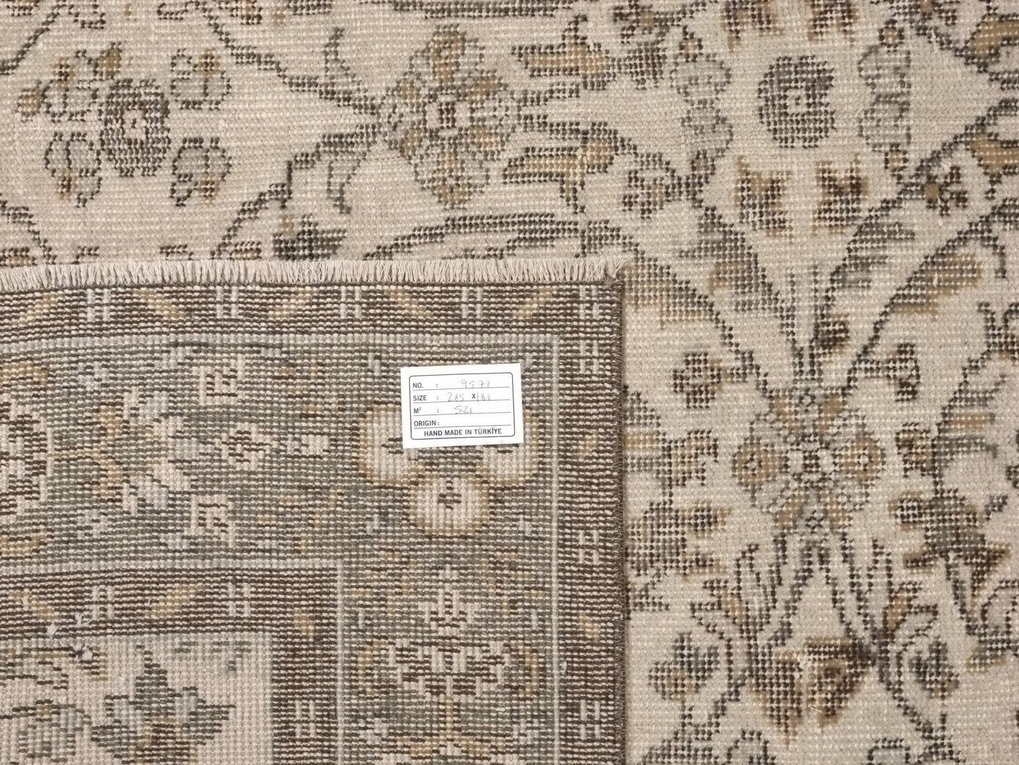 Natural Area rug, Turkish Oushak Rug, Vintage Handmade rug, Turkish Carpet, One of a kind rug, Floral rug, 6x9 Rug, Rug Bedroom, 9578